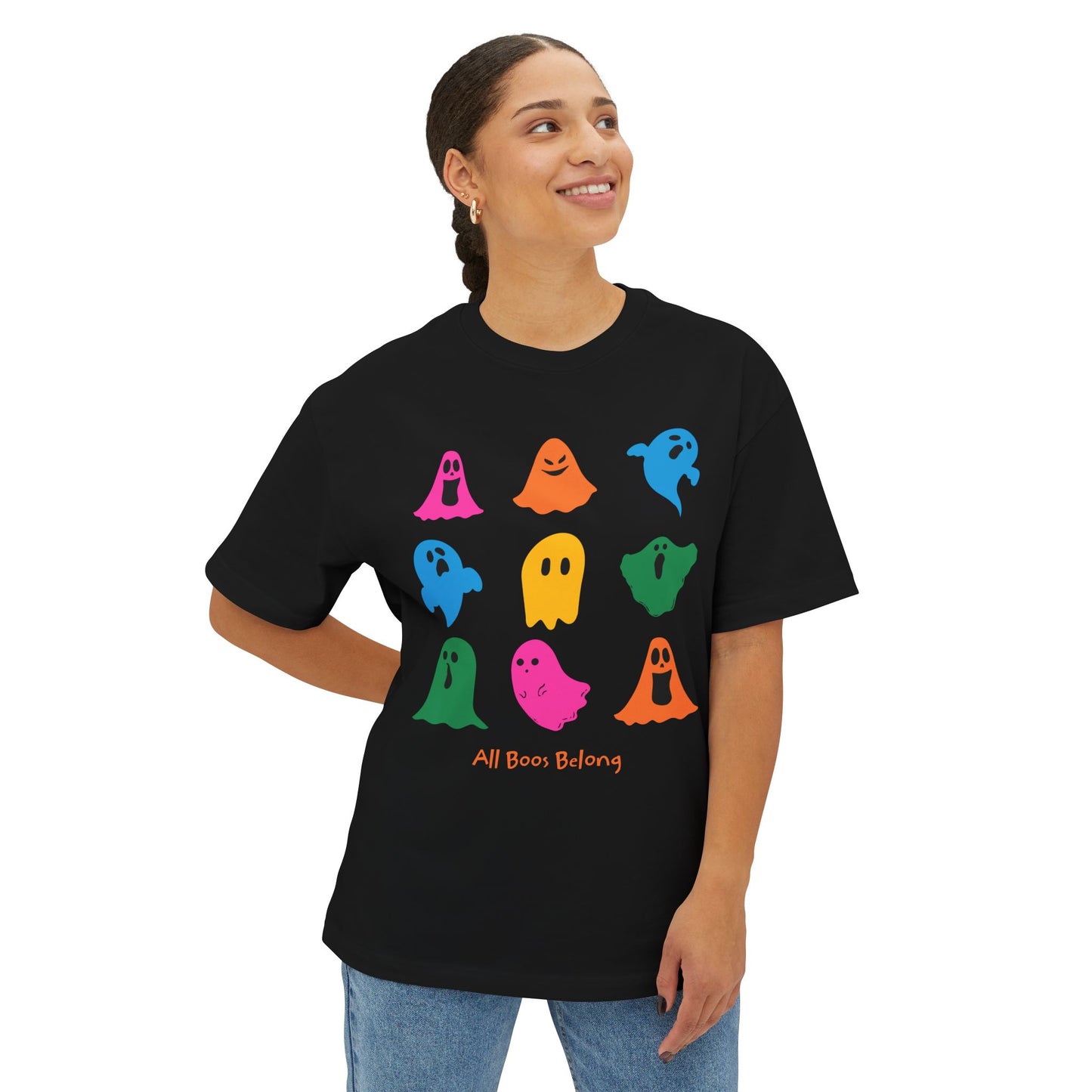 ALL BOOS BELONG OVERSIZED ADULT TEE