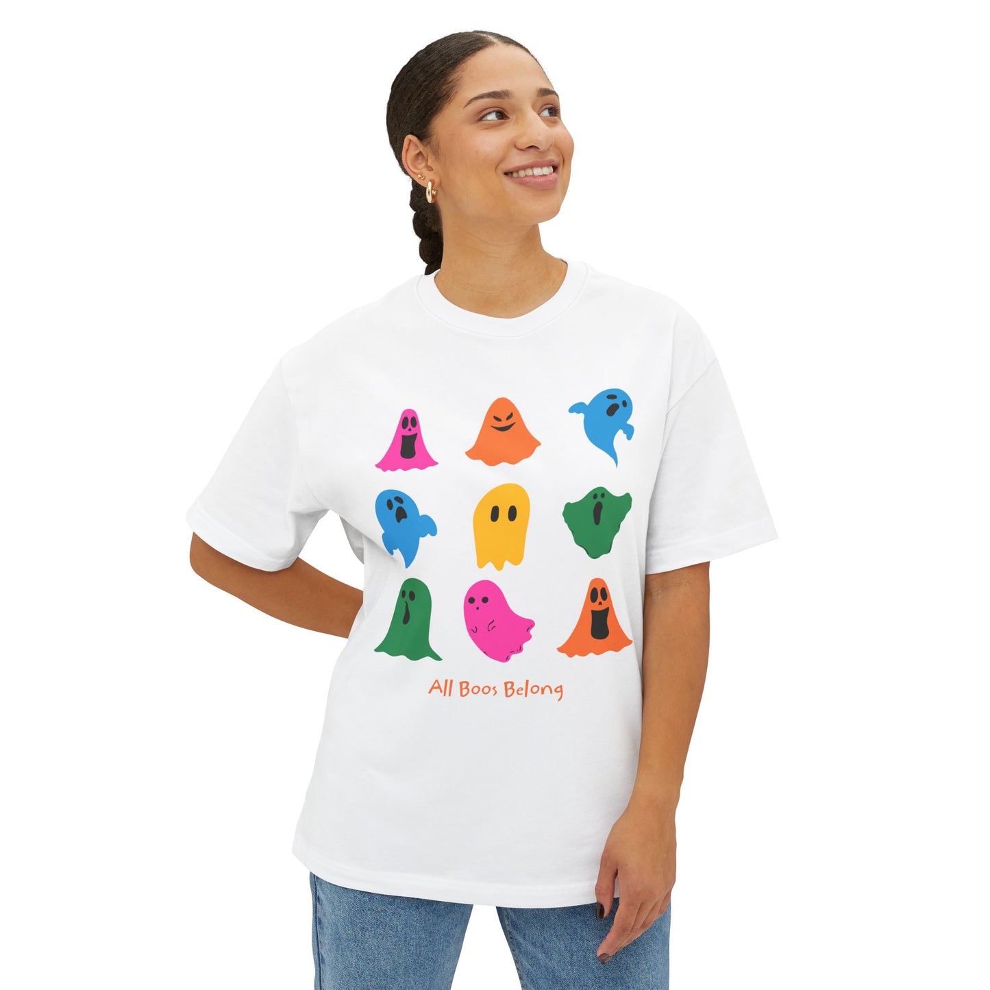 ALL BOOS BELONG OVERSIZED ADULT TEE