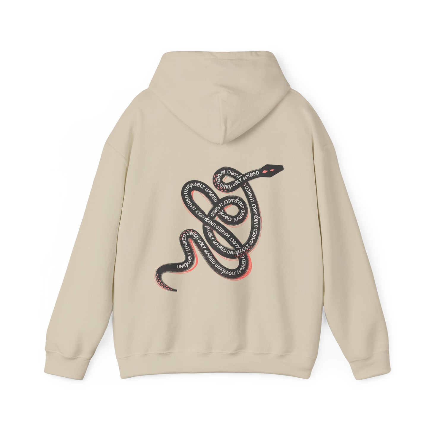 Uniquely Wired Serpent Adult Hoodie — neurodivergent women's hoodie | Radiant Minds