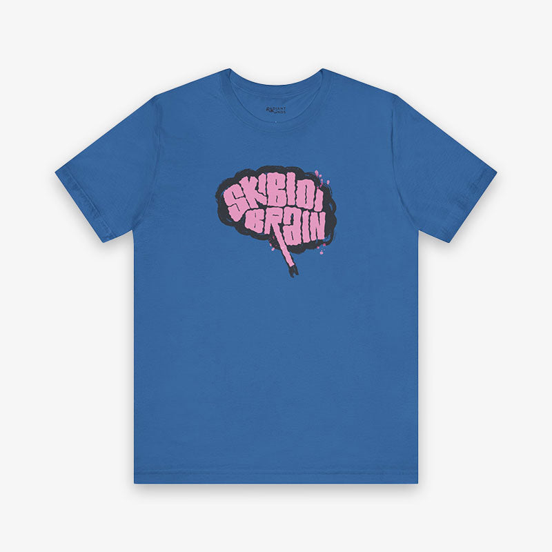 SKIBIDI BRAIN ADULT GRAPHIC TEE