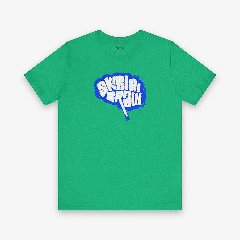SKIBIDI BRAIN ADULT GRAPHIC TEE
