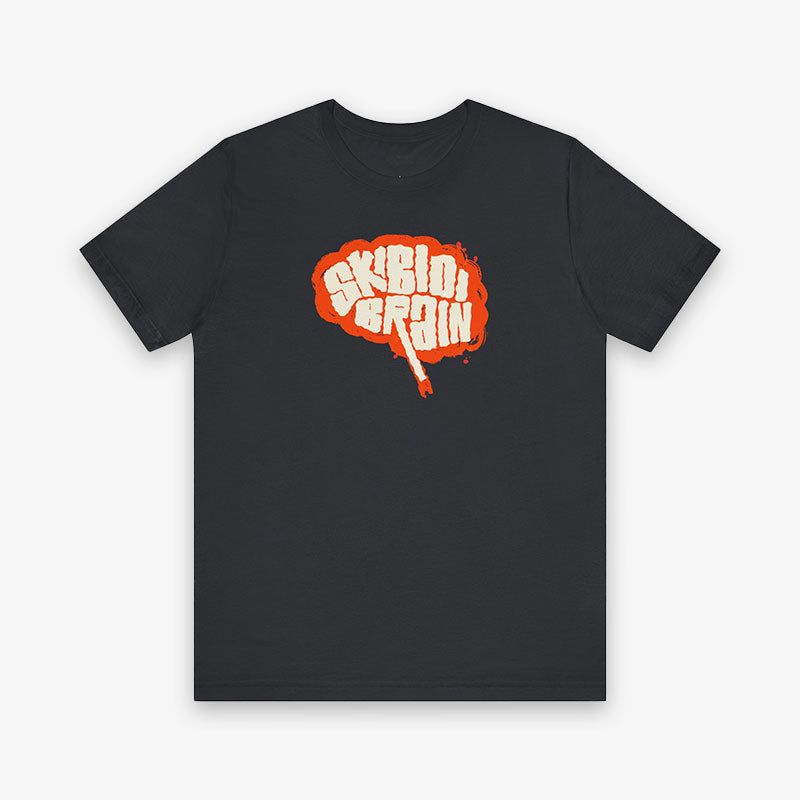 SKIBIDI BRAIN ADULT GRAPHIC TEE