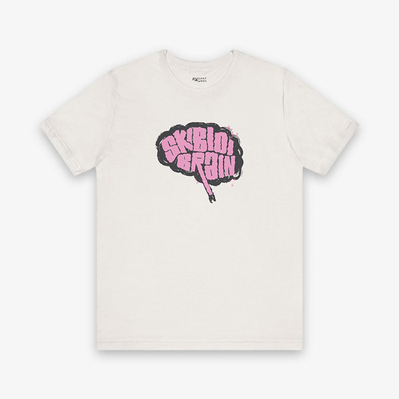 SKIBIDI BRAIN ADULT GRAPHIC TEE