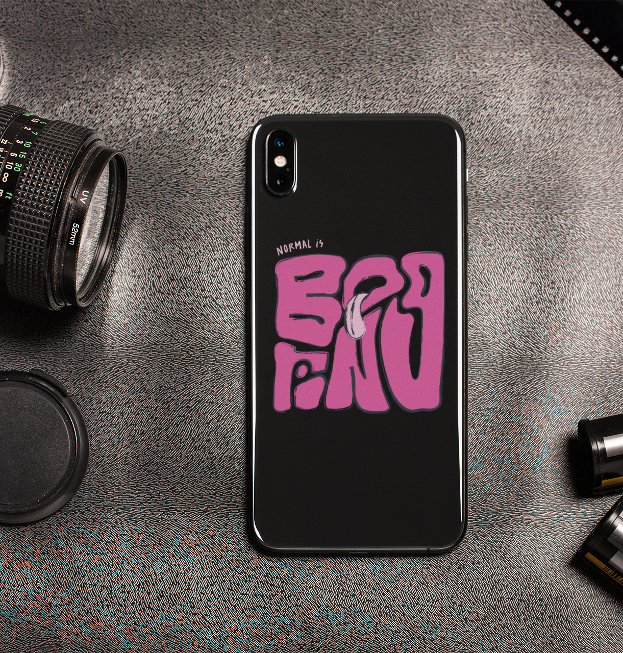 NORMAL IS BORING STICKER