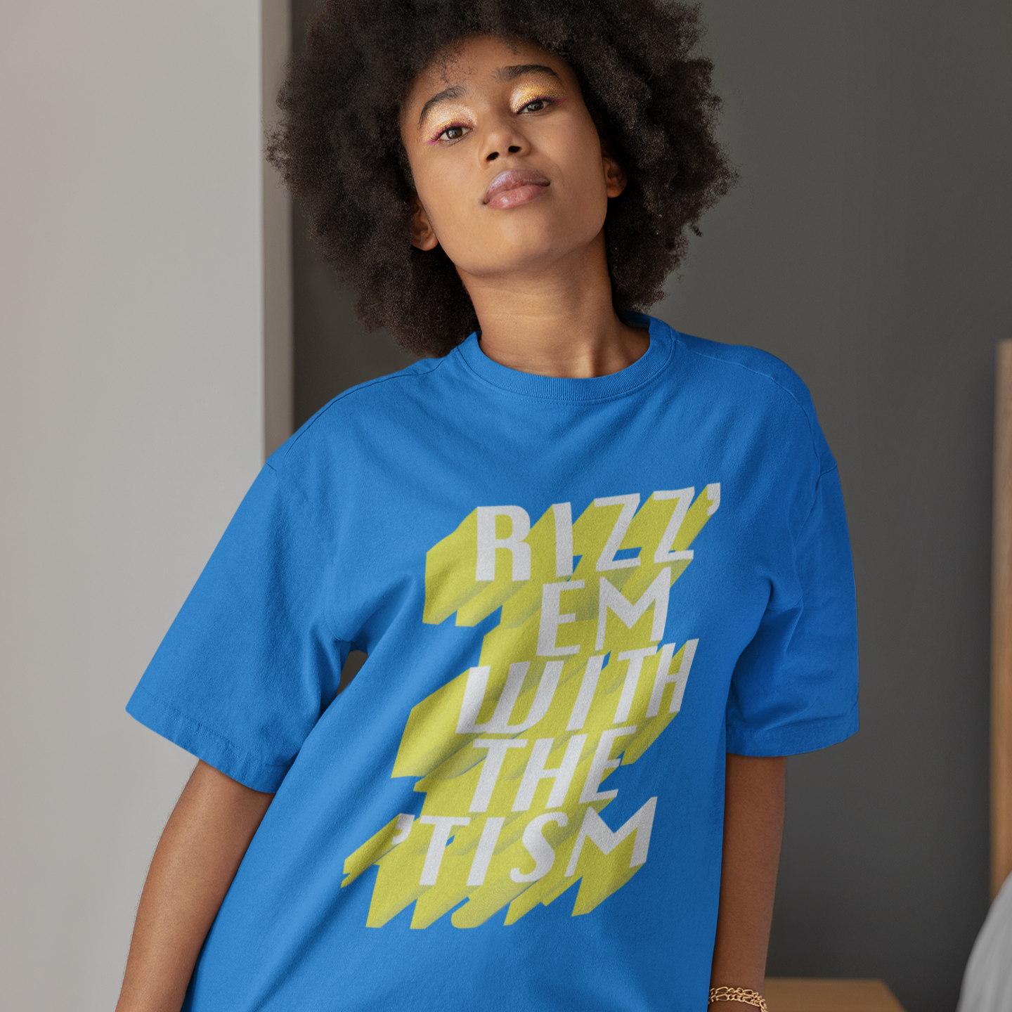 RIZZ EM WITH THE 'TISM ADuLT GRAPhiC Tee