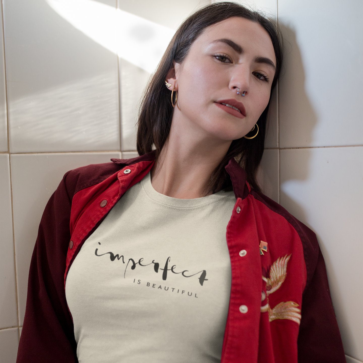 Imperfect Is Beautiful Adult Tee — neurodivergent women's graphic tee | Radiant Minds
