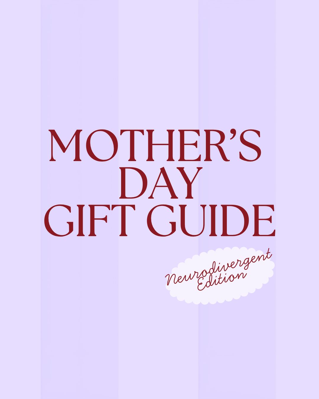 MOTHER'S DAY GIFT GUIDE FOR THE ADHD MOM