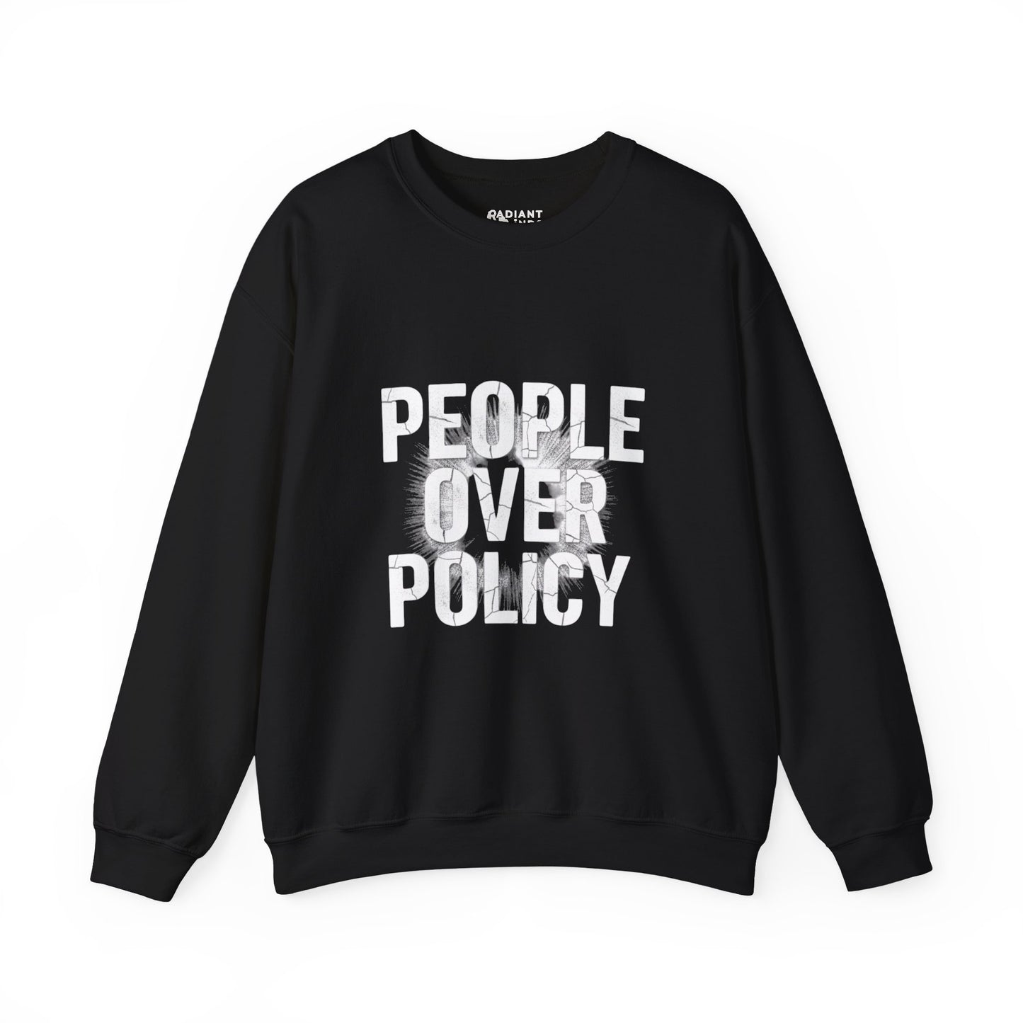 PEOPLE OVER POLICY ADULT CREWNECK