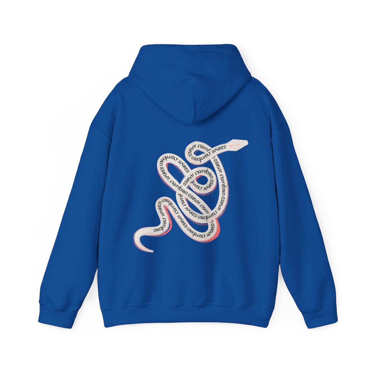 Uniquely Wired Serpent Adult Hoodie — neurodivergent women's hoodie | Radiant Minds