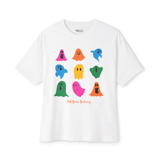 ALL BOOS BELONG OVERSIZED ADULT TEE