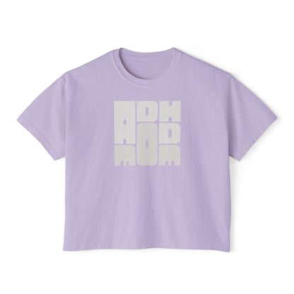 ADHD MOM WOMEN'S BOXY TEE