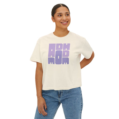 ADHD MOM WOMEN'S BOXY TEE
