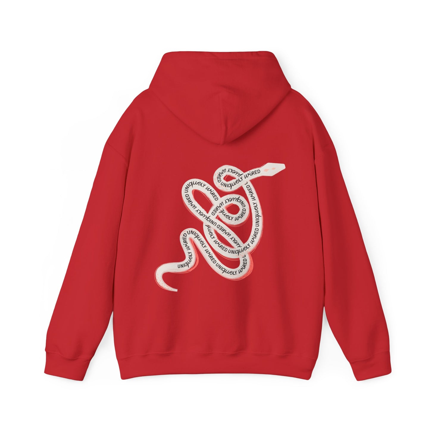 Uniquely Wired Serpent Adult Hoodie — neurodivergent women's hoodie | Radiant Minds