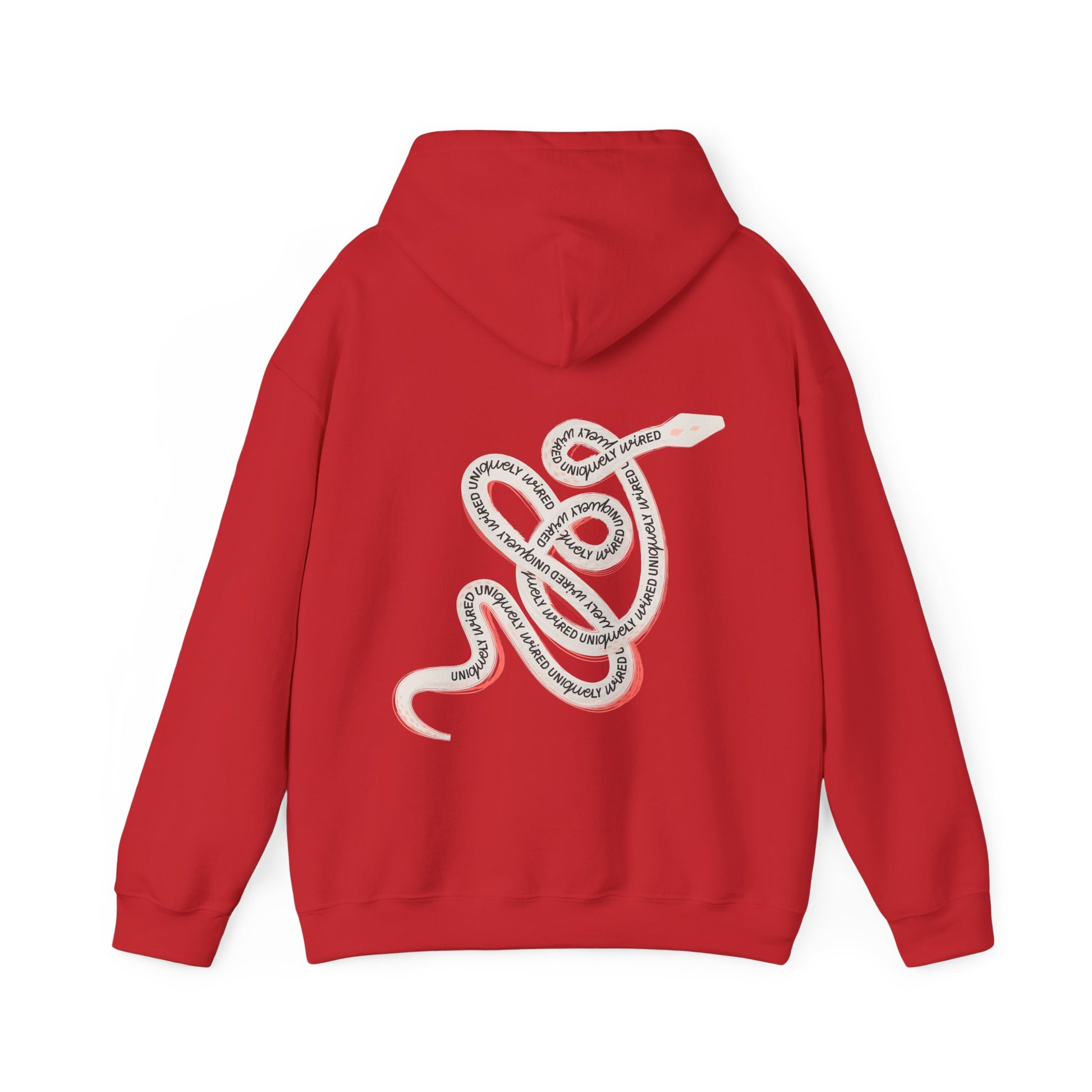 Uniquely Wired Serpent Adult Hoodie — neurodivergent women's hoodie | Radiant Minds