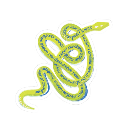 UNIQUELY WIRED SERPENT STICKER