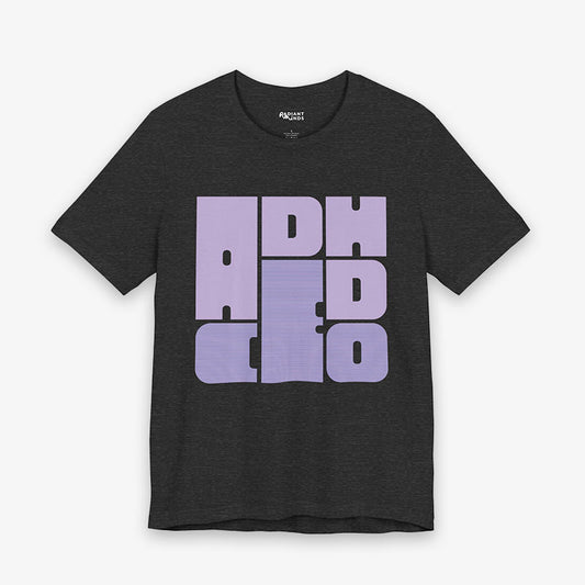 Adhd Ceo Adult Tee — neurodivergent women's graphic tee | Radiant Minds