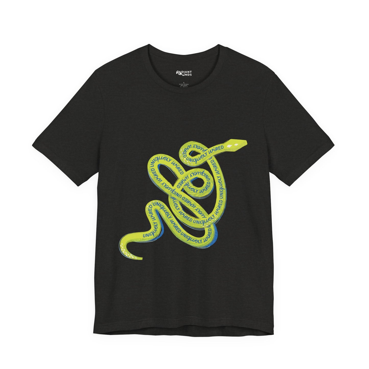 UNIQUELY WIRED SERPENT ADULT TEE