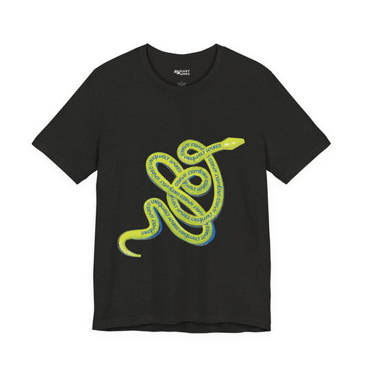 UNIQUELY WIRED SERPENT ADULT TEE