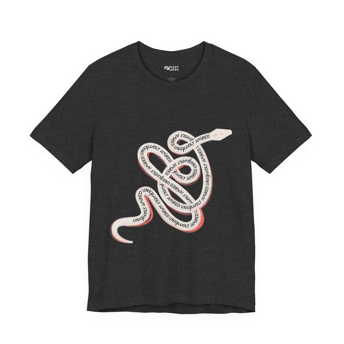 UNIQUELY WIRED SERPENT ADULT TEE