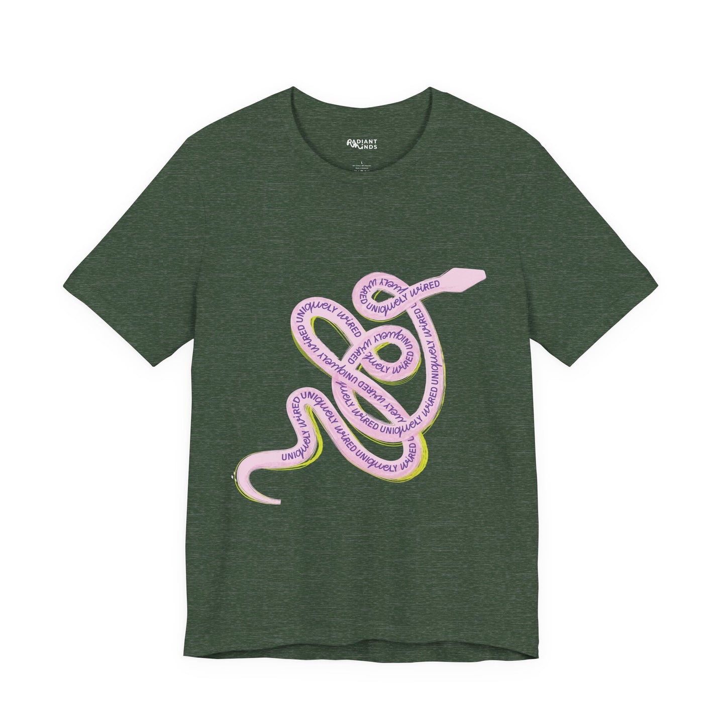 UNIQUELY WIRED SERPENT ADULT TEE