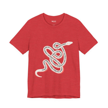 UNIQUELY WIRED SERPENT ADULT TEE