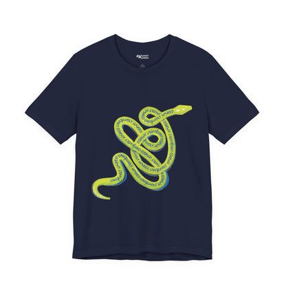 UNIQUELY WIRED SERPENT ADULT TEE