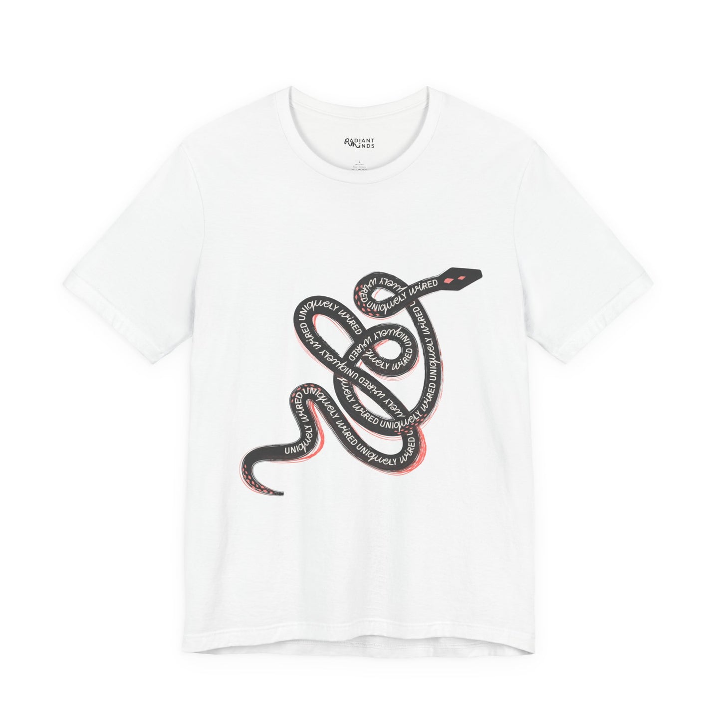 UNIQUELY WIRED SERPENT ADULT TEE