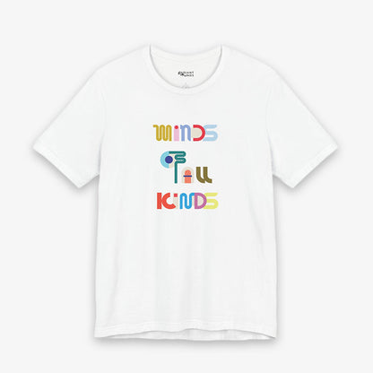MINDS OF ALL KINDS ADULT GRAPHIC TEE