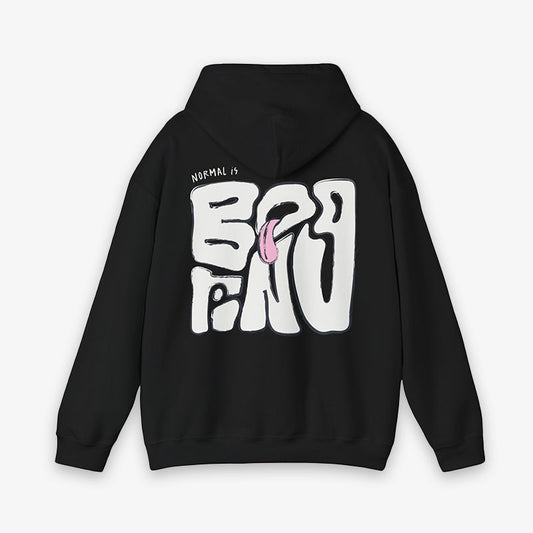 Normal Is Boring Adult Hoodie — neurodivergent women's hoodie | Radiant Minds