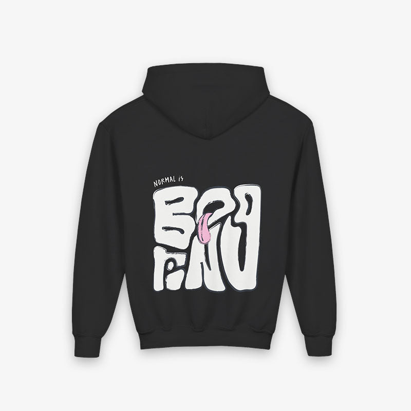NORMAL IS BORING YOUth HooDIE