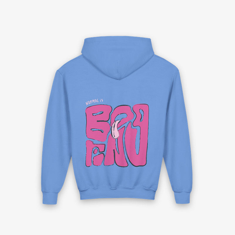 NORMAL IS BORING YOUth HooDIE