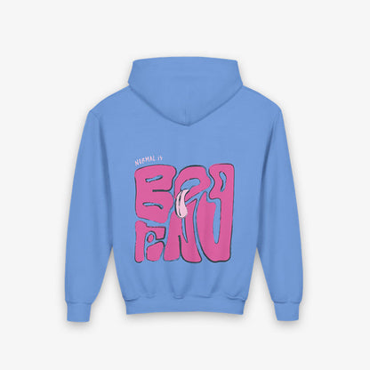 NORMAL IS BORING YOUTH HOODIE