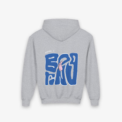 NORMAL IS BORING YOUTH HOODIE