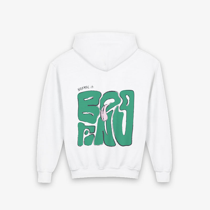NORMAL IS BORING YOUth HooDIE