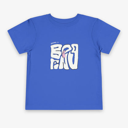 NORMAL IS BORING TODDLER TEE