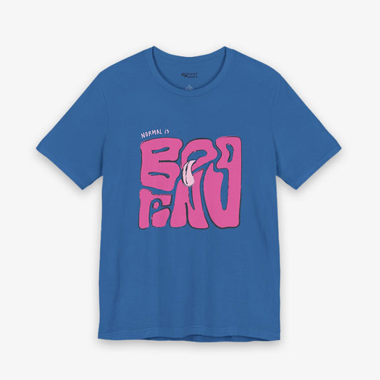 NORMAL IS BORING ADULT GRAPHIC TEE