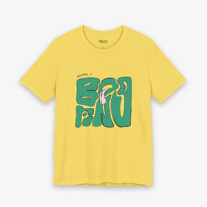 NORMAL IS BORING ADULT GRAPHIC TEE