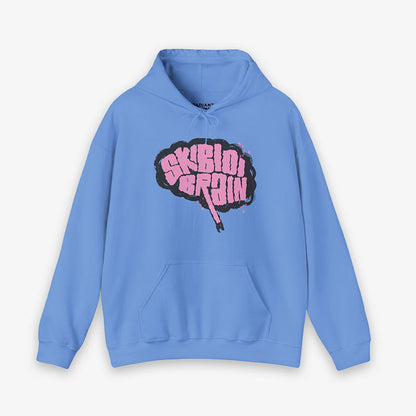 SKIBIDI BRAIN ADULT HOODIE