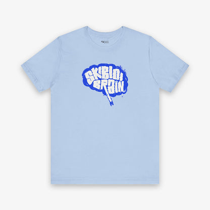 SKIBIDI BRAIN ADULT GRAPHIC TEE