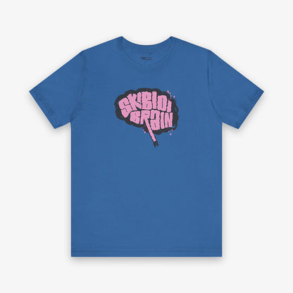 SKIBIDI BRAIN ADULT GRAPHIC TEE