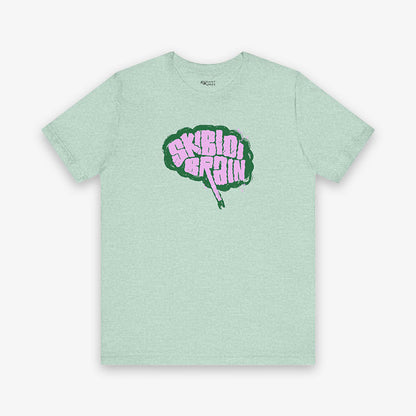 SKIBIDI BRAIN ADULT GRAPHIC TEE