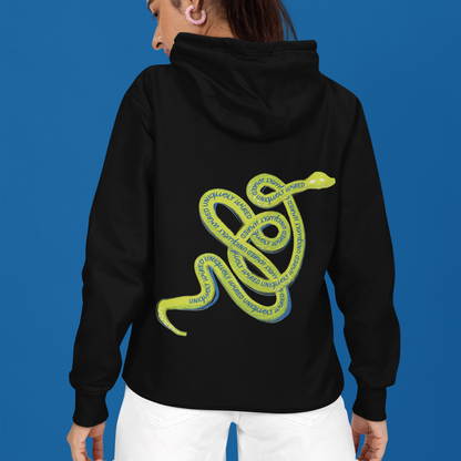 Uniquely Wired Serpent Adult Hoodie — neurodivergent women's hoodie | Radiant Minds