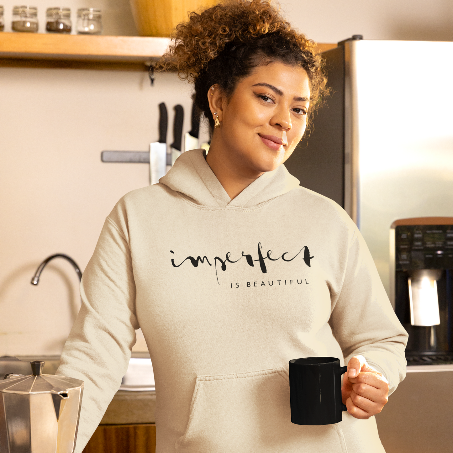 Imperfect Is Beautiful Adult Hoodie — neurodivergent women's hoodie | Radiant Minds