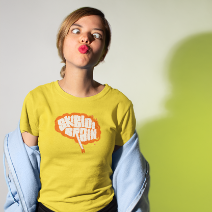 SKIBIDI BRAIN ADULT GRAPHIC TEE