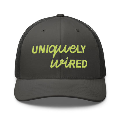 UNIQUELY WIRED TRUCKER CAP
