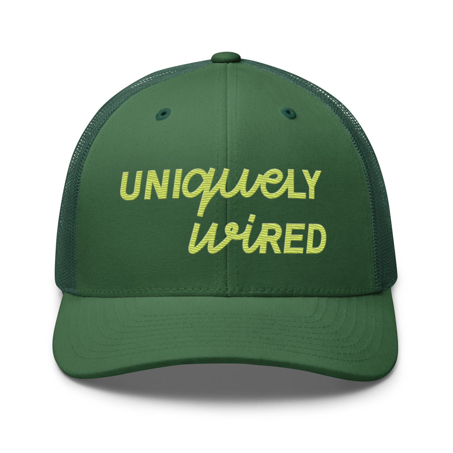 UNIQUELY WIRED TRUCKER CAP