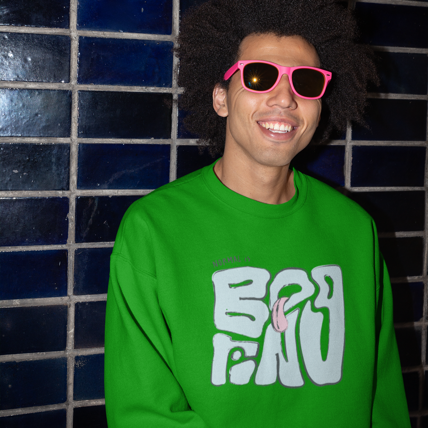 NORMAL IS BORING CRewNECK SWEATShiRT