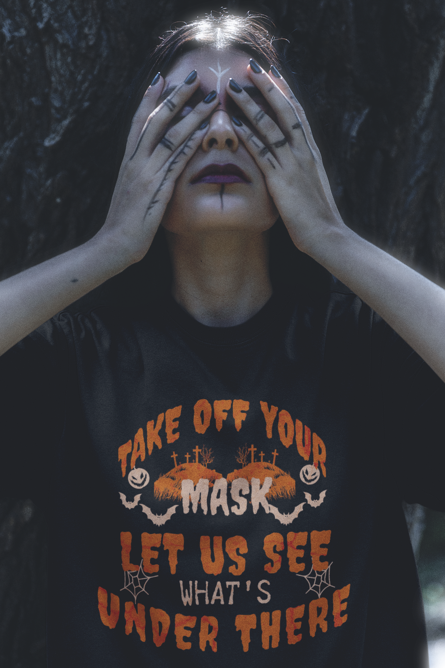 TAKE OFF THE MASK OVERSIZED ADULT TEE